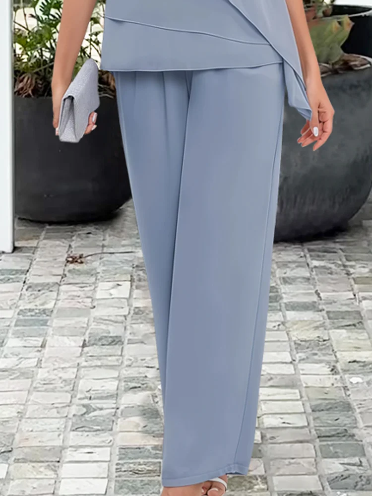 Elegant Co Ord Sets Women | Women's Two Piece Set with Layered Overlay Top | Perfect for Formal Occasions 5