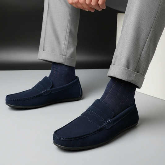 Classic Collection | Men's Suede Loafers with Premium Comfort | Versatile Style for Any Occasion 0