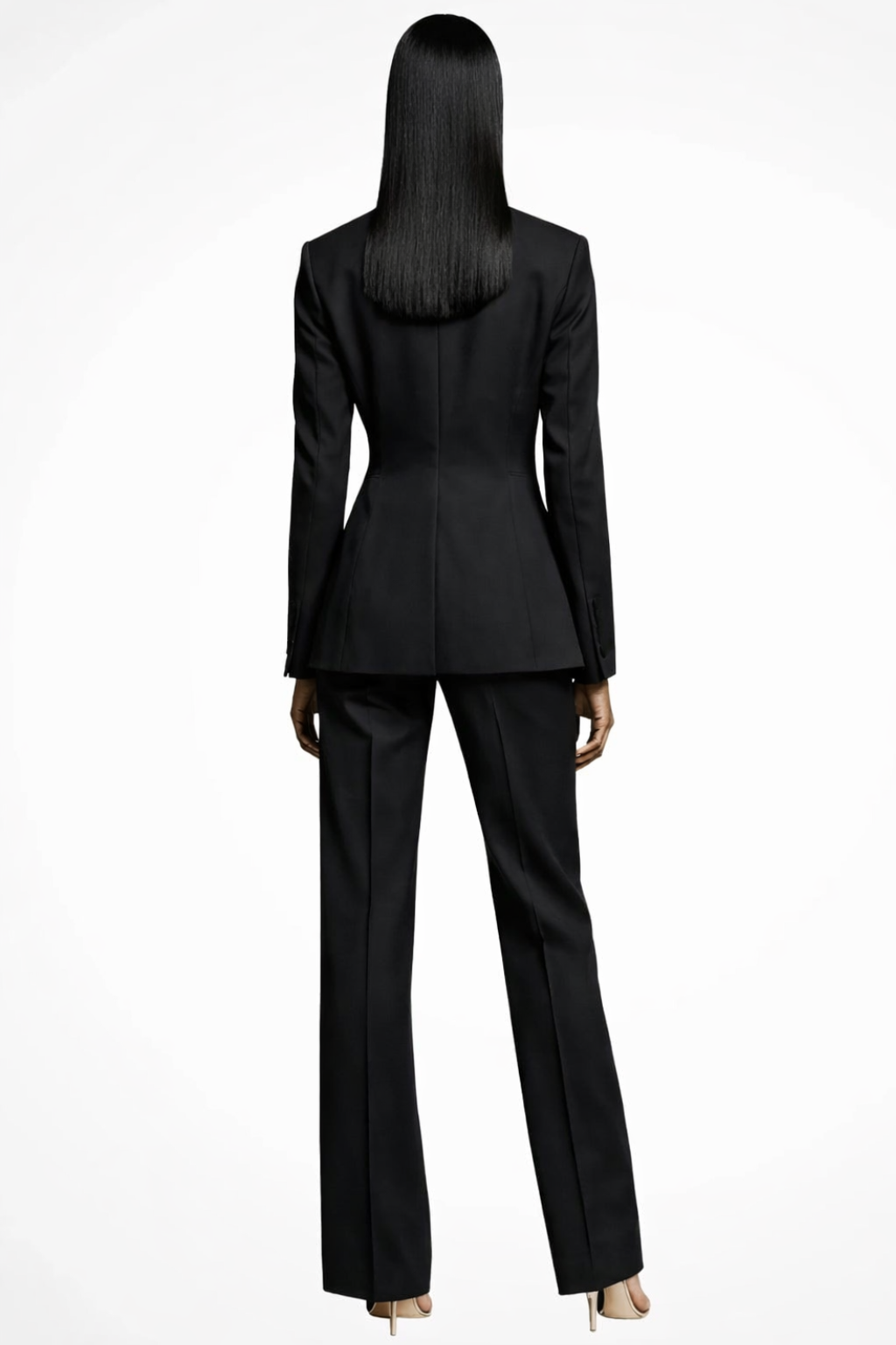Elegant Women's Suit | Blazer & Wide Leg Trousers Set with Tailored Design | Versatile Styling for Professional & Evening Wear 5