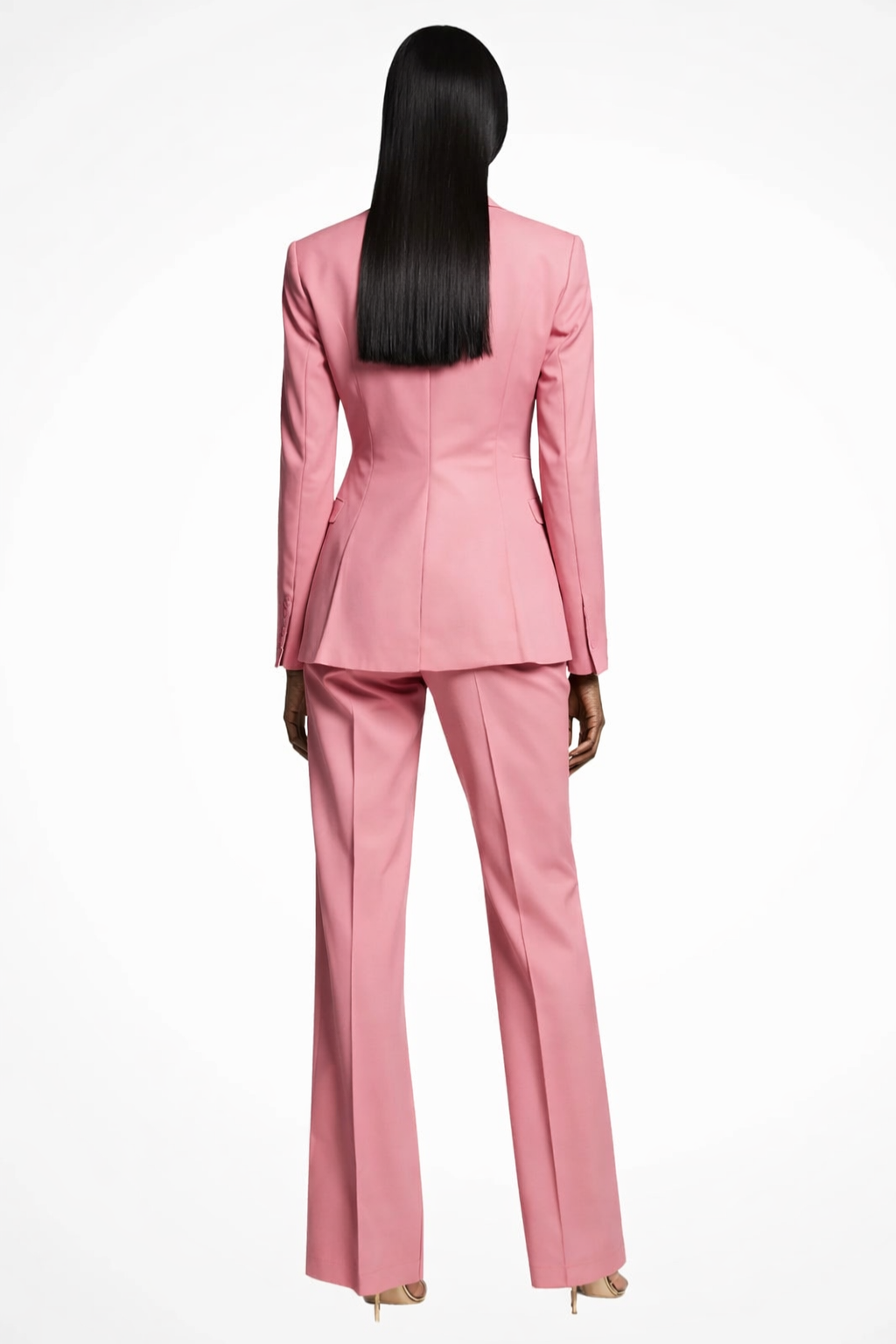 Elegant Women's Suit | Blazer & Wide Leg Trousers Set with Tailored Design | Versatile Styling for Professional & Evening Wear 8