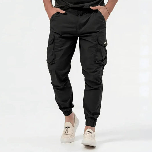 Men's Cargo Joggers with 4-Way Stretch & Adjustable Waistband | Versatile Comfort for Everyday Wear 0
