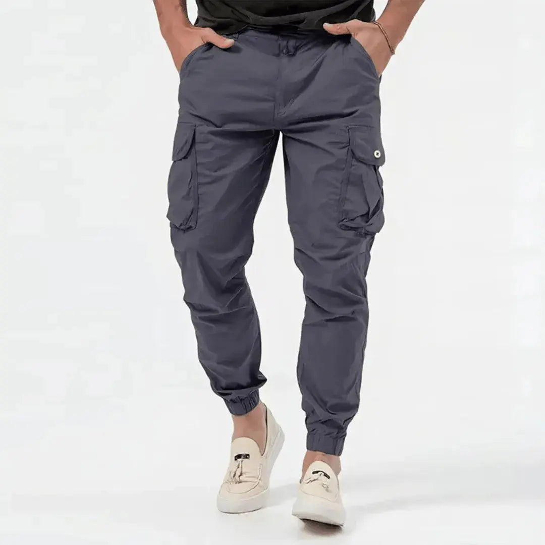 Men's Cargo Joggers with 4-Way Stretch & Adjustable Waistband | Versatile Comfort for Everyday Wear 3