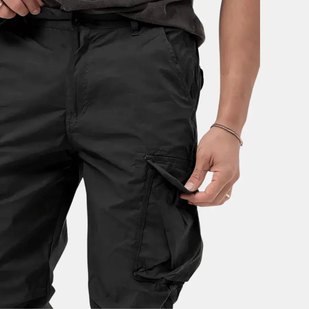 Men's Cargo Joggers with 4-Way Stretch & Adjustable Waistband | Versatile Comfort for Everyday Wear 4