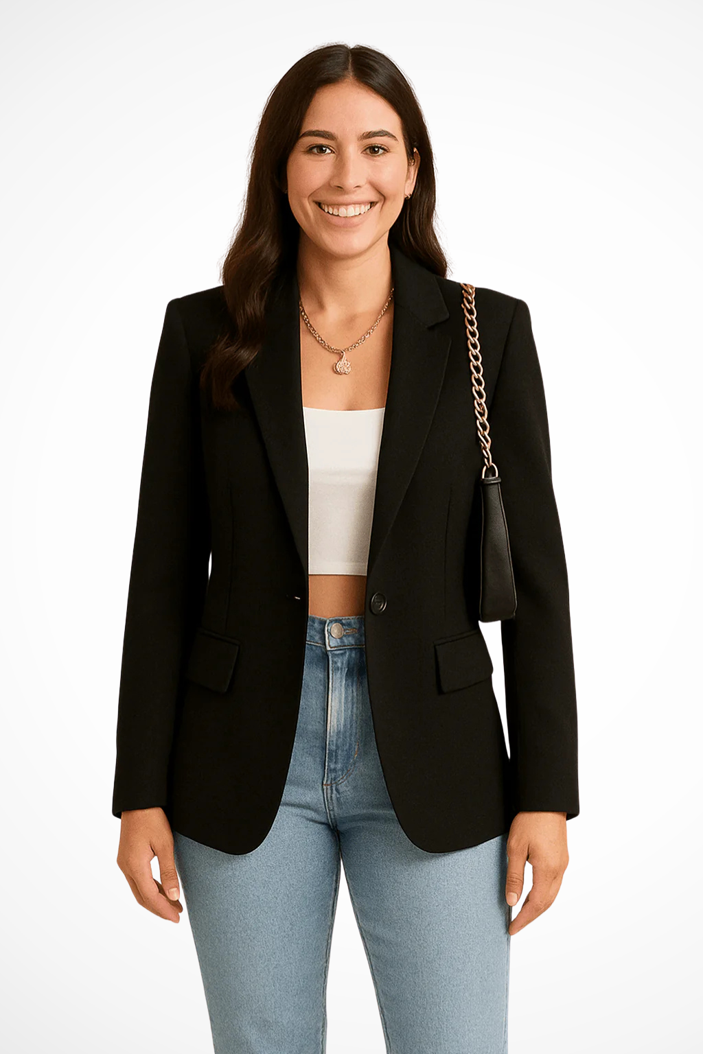 Sophia Collection | Black Blazer for Women with Tailored Fit | Elegant Styling for Versatile Occasions 0