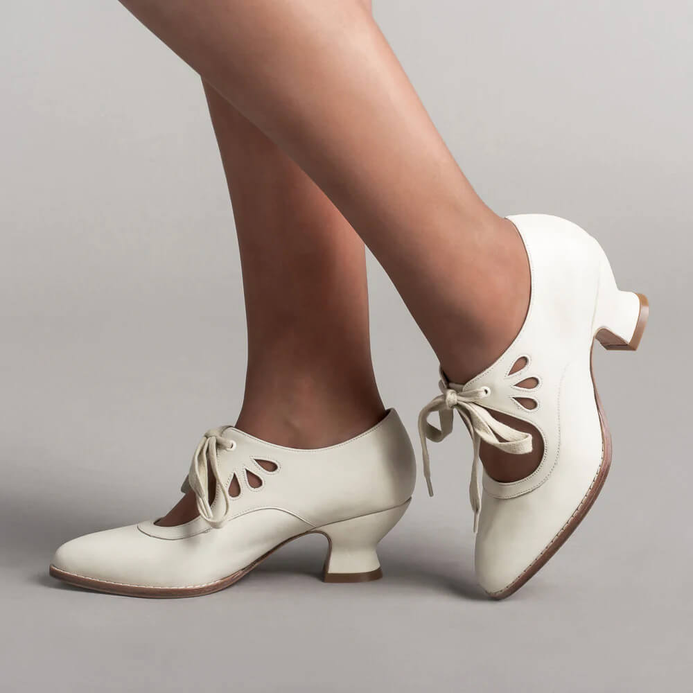 Vintage Charm | Women's Heels with Chic Ankle Strap | Elegant Footwear for Timeless Style 1