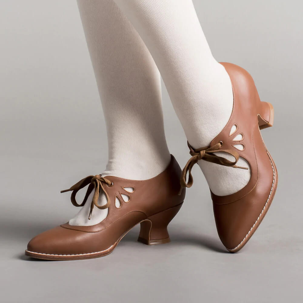 Vintage Charm | Women's Heels with Chic Ankle Strap | Elegant Footwear for Timeless Style 4